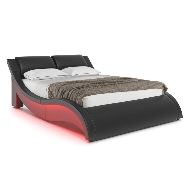 Lafever upholstered store sleigh bed